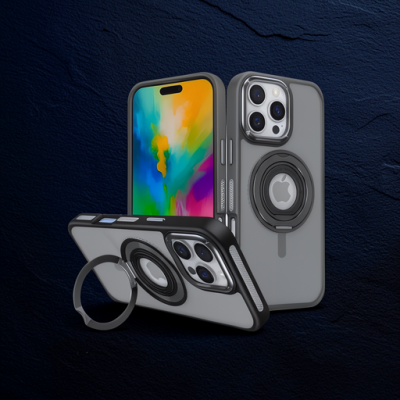 Joko Apple İphone 16 Pro Banza Magsafe Standlı Kapak - Siyah
