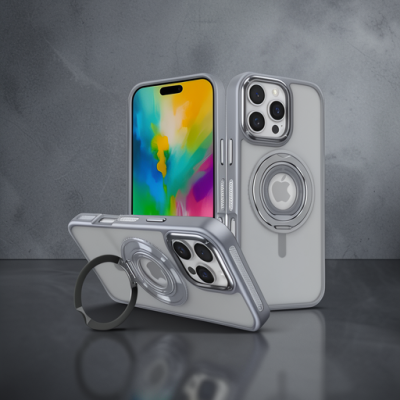 Joko Apple İphone 16 Pro Banza Magsafe Standlı Kapak - Titan Gri