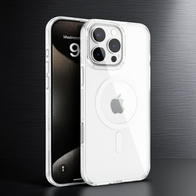 Joko Apple İphone 16 Pro Gleam Pc Sert Magsafe Kılıf - Şeffaf