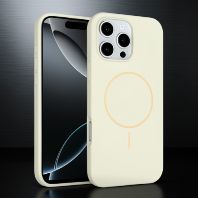 Joko Apple İphone 16 Pro Kılıf Jully Magsafe Kapak - Bej