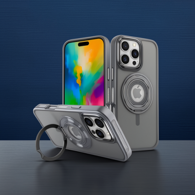 Joko Apple İphone 16 Pro Max Banza Magsafe Standlı Kapak - Titan Gri