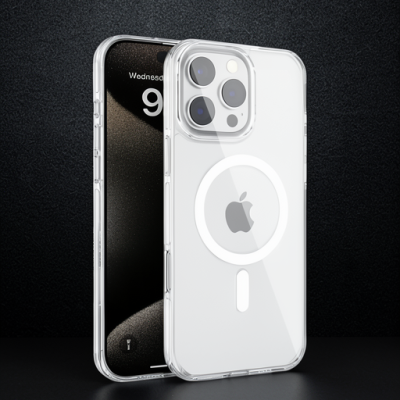 Joko Apple İphone 16 Pro Max Gleam Pc Sert Magsafe Kılıf - Şeffaf