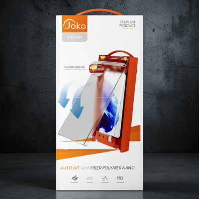 Joko Samsung Galaxy S22 Ultra Autokit 5in1 Fiber Polymer Nano Ekran Koruyucu