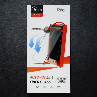 Joko Samsung Galaxy S23 Ultra Autokit 5in1 Fiber Hayalet Cam Ekran Koruyucu