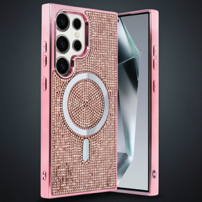 Joko Samsung Galaxy S23 Ultra Helen Magsafe Kapak - Pembe