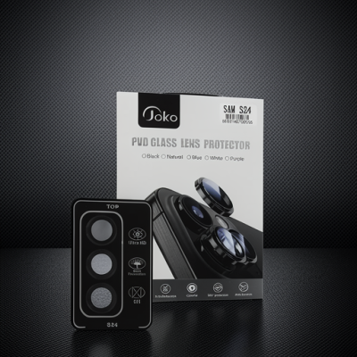 Joko Samsung Galaxy S24 Pvd Metal Kamera Lens - Siyah