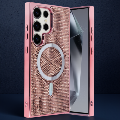 Joko Samsung Galaxy S24 Ultra Helen Magsafe Kapak - Pembe