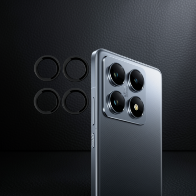 Joko Xiaomi Mi 14t Pro Pvd Metal Kamera Lens - Siyah