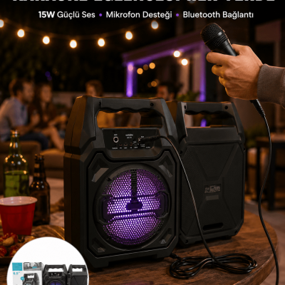 Kablosuz 6.5 İnç TWS Bluetooth Hoparlör Yeni Nesil