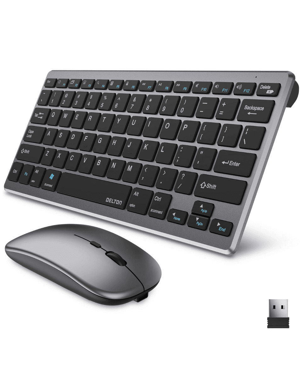 Sessiz Kullanım Sunan Bluetooth Klavye Mouse Seti Çoklu Cihaz Uyumlu