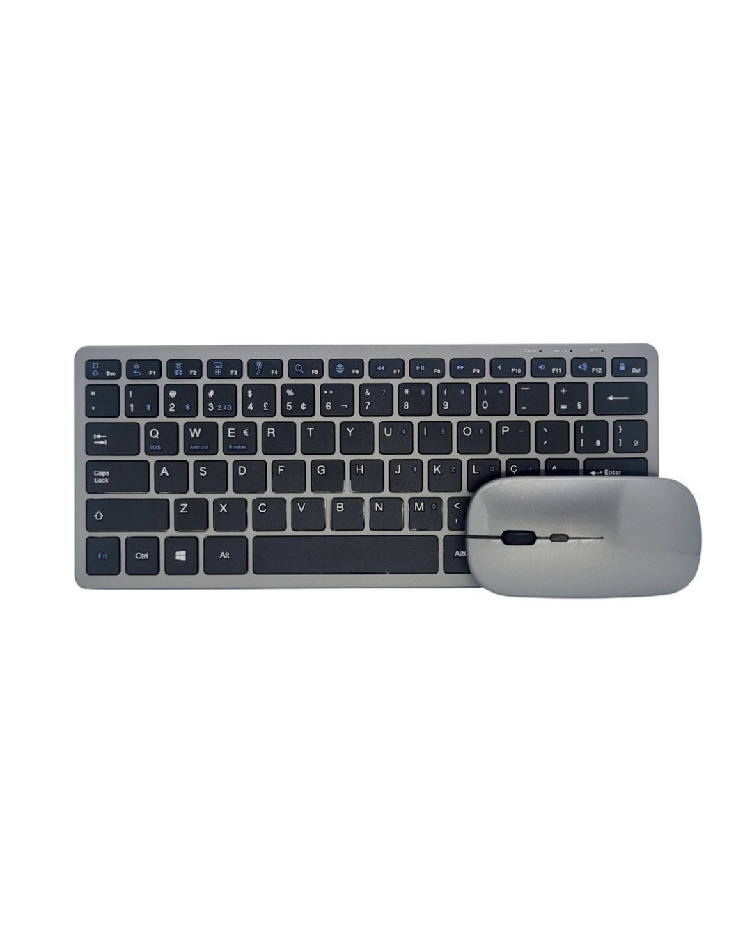 Sessiz Kullanım Sunan Bluetooth Klavye Mouse Seti Çoklu Cihaz Uyumlu