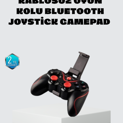 Kablosuz Bluetooth Oyun Kolu Mobil TV PC Uyumlu Ergonomik Tasarım