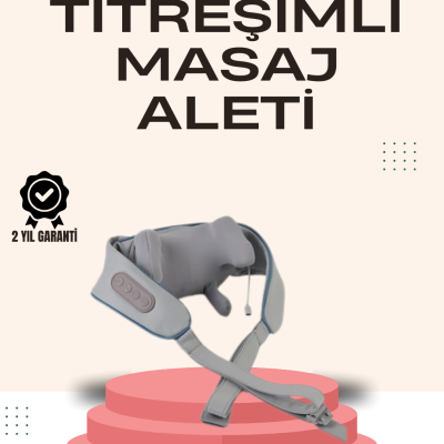 Kablosuz Boyun ve Omuz Masaj Aleti | Isıtmalı ve Yoğurmalı