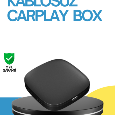Kablosuz CarPlay ve Android Auto Dönüştürücü Adaptör