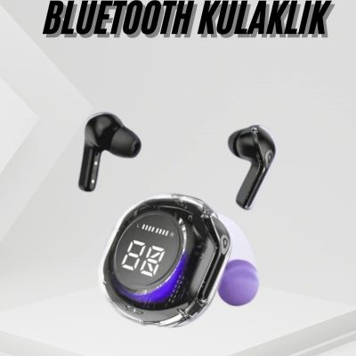 Kablosuz Dijital Göstergeli Powerbanklı IOS ve  Android Uyumlu Kulaklık