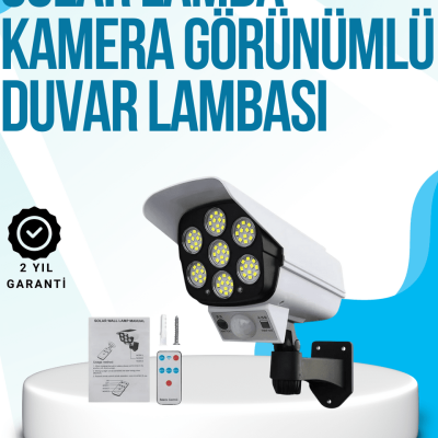 Kablosuz, Güneş Paneliyle Şarj Olan Dış Mekan Lambası – 8-10 Saat Aydınlatma Süresi