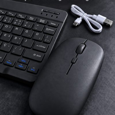 Kablosuz Klavye Mouse Takımı Türkçe Karakterli Tuşlar