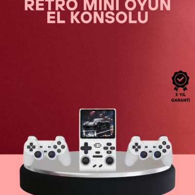 Kablosuz Kollu El Oyun Konsolu TV Bağlantı Destekli