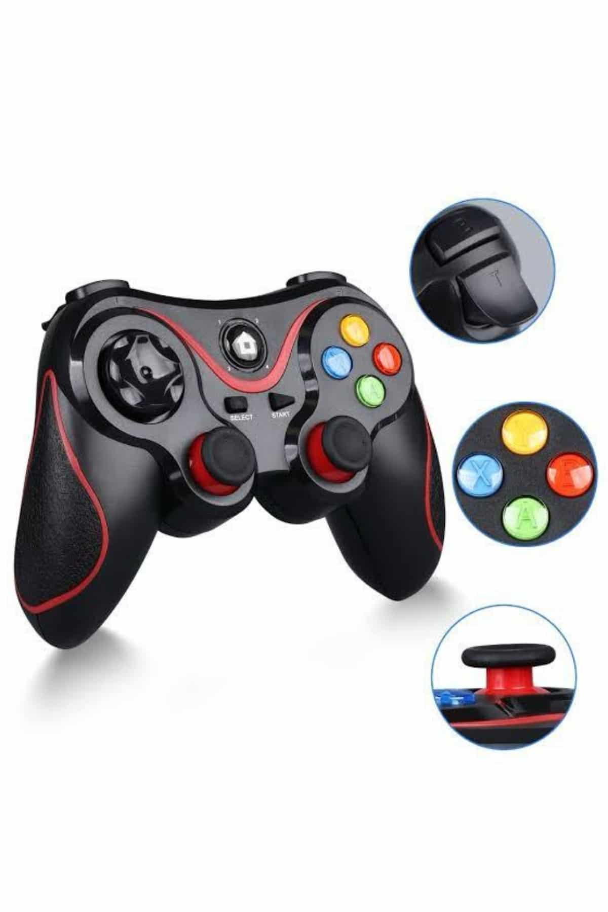 Kablosuz Oyun Kolu Bluetooth Joystick Gamepad Android Uyumlu