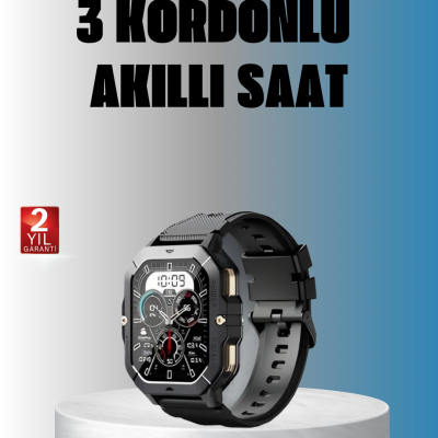 Kablosuz Şarjlı Akıllı Saat Ultra İnce Tasarım