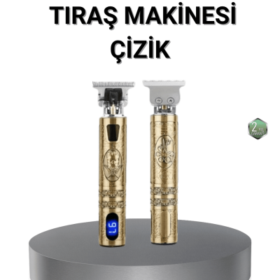 Kablosuz Şarjlı Profesyonel Tıraş Makinesi – 1800 mAh Lityum Pil