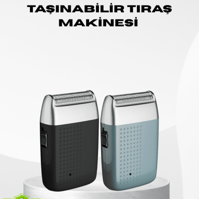 Kablosuz Şarjlı Sakal Tıraş Makinesi – Kuru Kullanım, Uzun Pil Ömrü