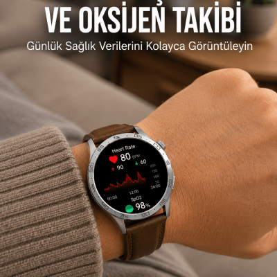 Kalp Atış Hızı ve Oksijen Takibi Sunan Akıllı Saat