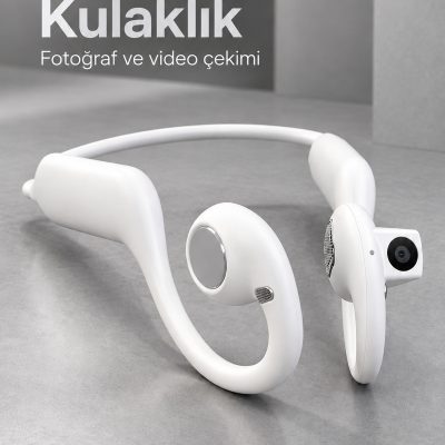 Kameralı Bluetooth Kulaklık Fotoğraf ve Video Kayıt Özellikli