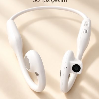 Manyetik Şarjlı Kablosuz Kulaklık Dokunmatik Müzik Kontrollü