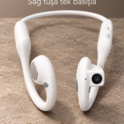 Manyetik Şarjlı Kablosuz Kulaklık Dokunmatik Müzik Kontrollü