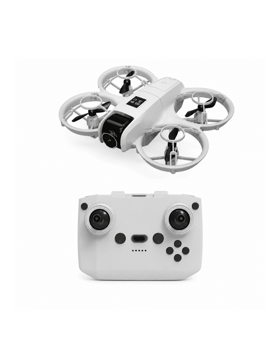 Uzun Şarj Süreli Kameralı Mini Drone Işıklı Akıllı Uçuş Sistemli