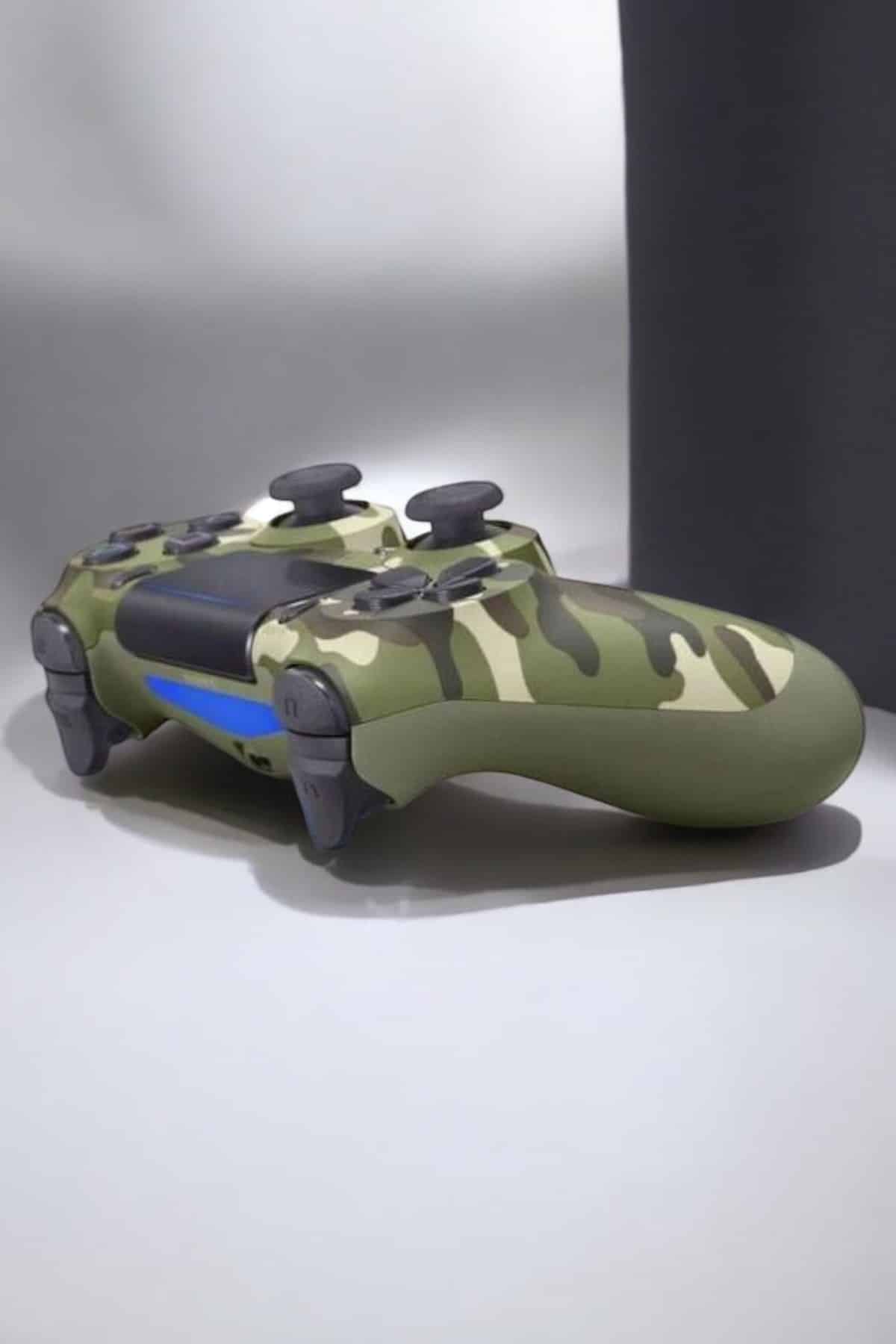 Kamuflaj Desenli Joystick PS4 Oyun Kolu