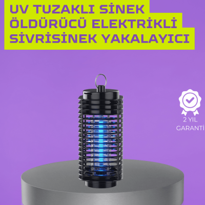 Kapalı ve Açık Alanlarda Etkili Elektrikli Sivrisinek Katili – UV Işıklı Tuzak