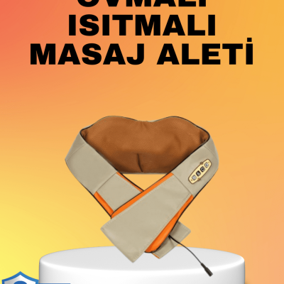 Kas Ağrılarına İyi Gelen Ovmalı Isıtmalı Boyun Omuz Bel Masaj Aleti