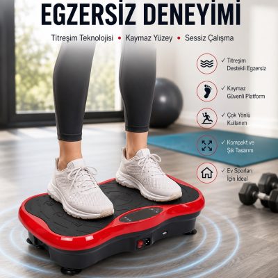 Kas Çalışmasını Destekleyen Titreşimli Egzersiz Makinesi