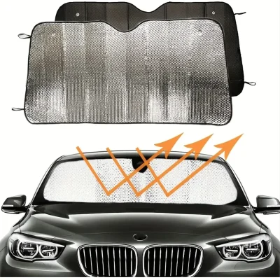 Katlanabilir Ön Cam Güneşlik Isı Önleyici Araç Perdesi Volkswagen Passat Peugeot 3008 Skoda Superb Nissan Qashqai