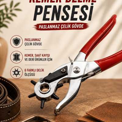 Kemer Delme Pensesi Paslanmaz Çelik Gövde