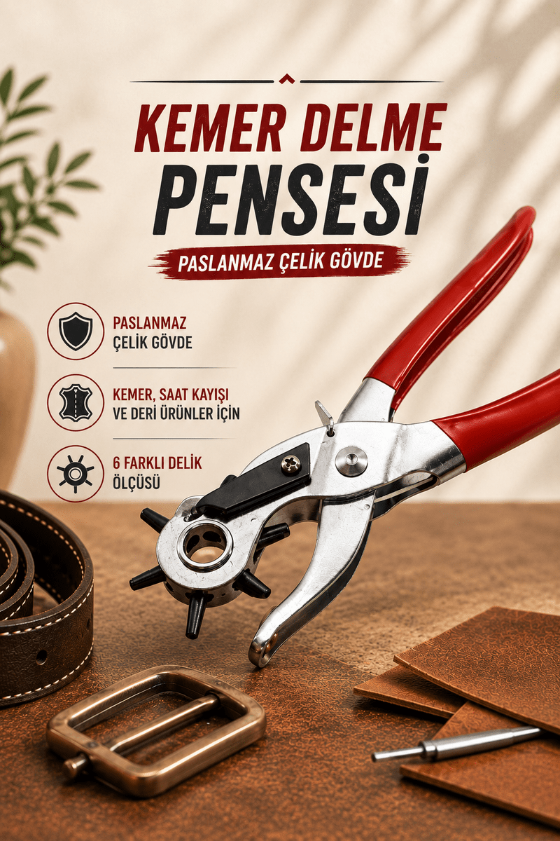 Kemer Delme Pensesi Paslanmaz Çelik Gövde