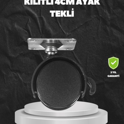 Kilitli 4 cm Evrensel Tekerlek Ayak Tek Adet