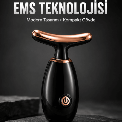 Kırışıklık Karşıtı Ultrasonik Titreşimli Yüz Masaj Aleti Yeni Nesil