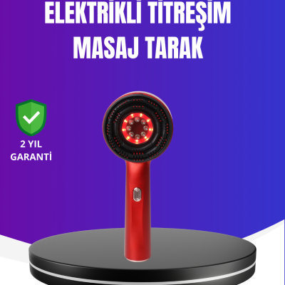 Kırmızı Işık Terapi Özellikli Saç Derisi Masaj Tarak Anti Dökülme