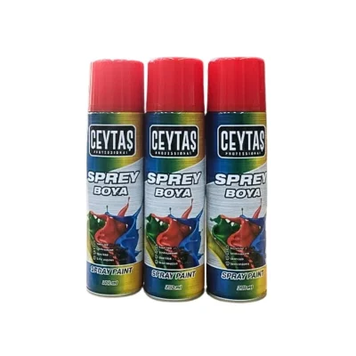 Kırmızı Sprey Boya 200 ml ( 1adet)