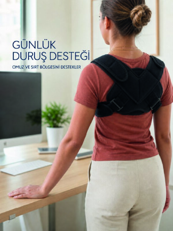 Klavikula Korsesi Ayarlanabilir Köprücük Kemiği Omuz ve Sırt Destek Bandajı