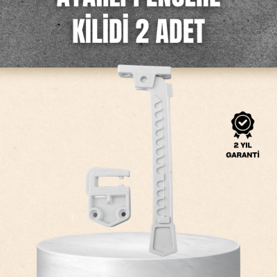 Kolay Montajlı Pencere Açılma Sınırlayıcı 2’li Set