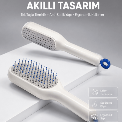 Kolay Temizlenen Fırçası Evcil Hayvanlara Özel Tüy Temizleme