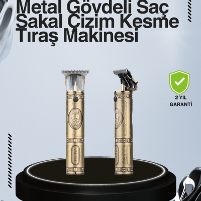 Kompakt Tasarımlı, Uzun Pil Ömürlü Saç Sakal Kesme Makinesi