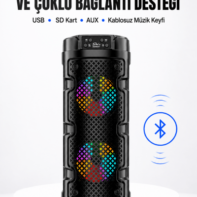 Kompakt ve Şık Tasarımlı Taşınabilir Hoparlör Yeni Nesil