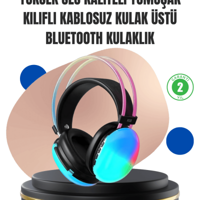 Konforlu Tasarımlı Kablosuz Gaming Kulaklık – Uzun Pil Ömrüyle