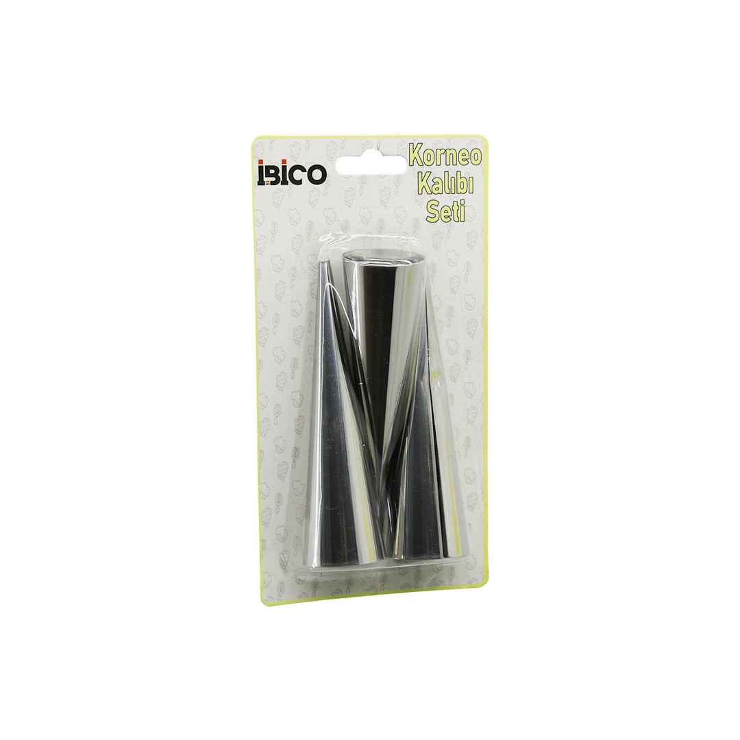 Korneo Metal Kalıp ve Pasta Dekorasyon Aparatı (Çap 3.4 cm, Uzunluk 12 cm)