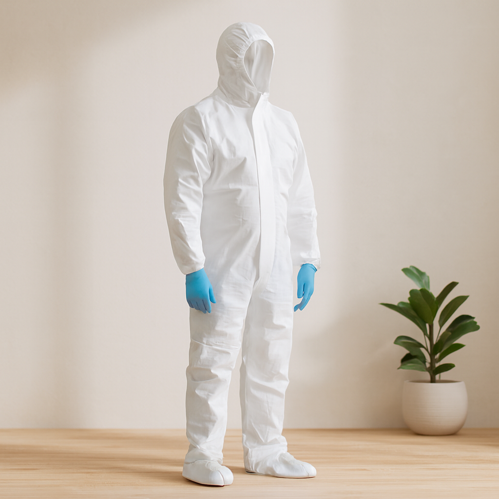 Koruyucu Tulum Non-Woven Beyaz XL